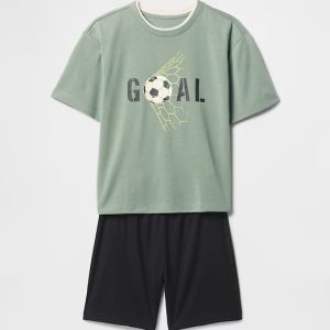Gap Kids Recycled PJ Short Set