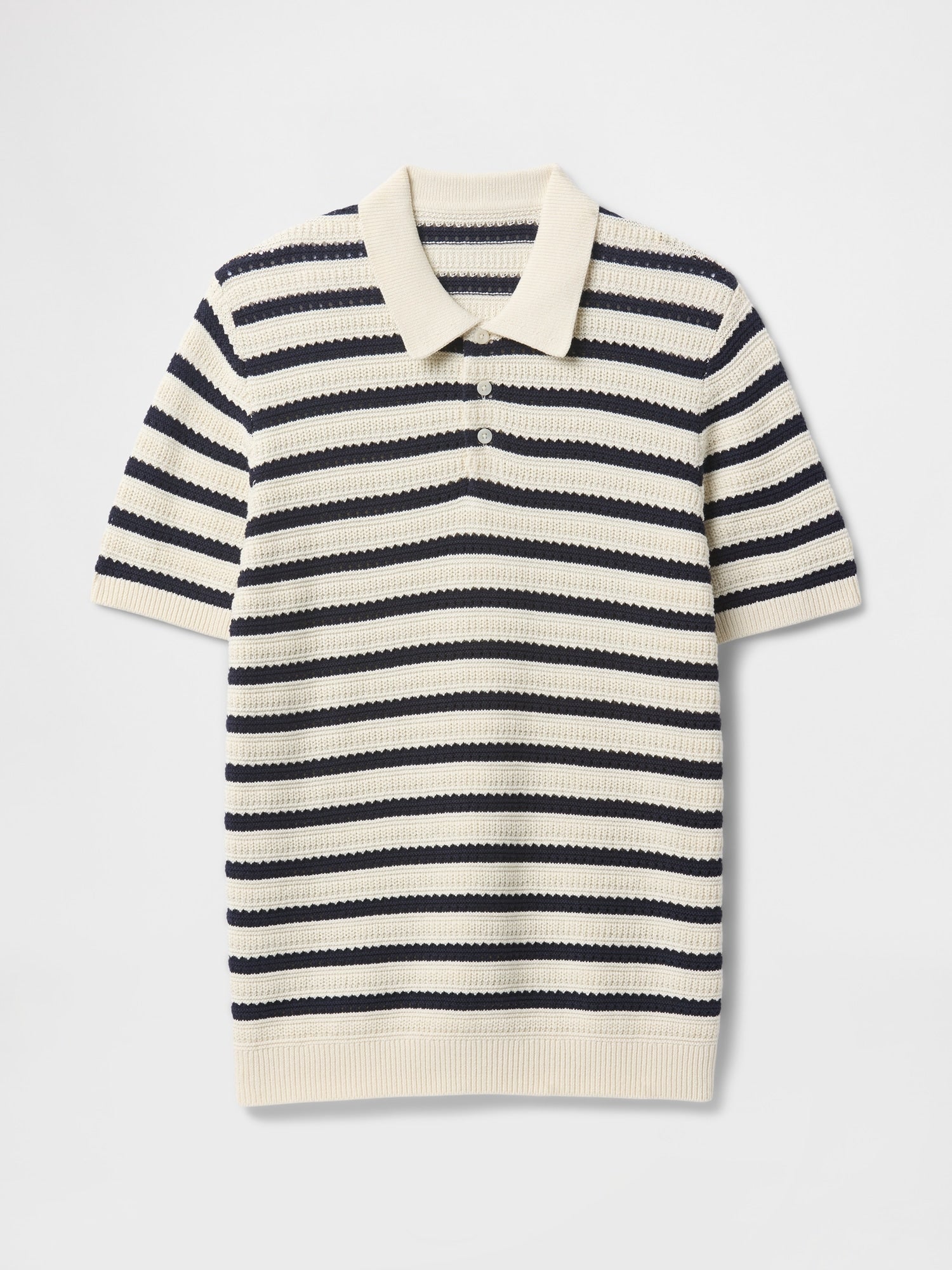 white/beige striped