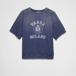 Prada Cotton fleece T-shirt