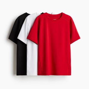 H&M 3-Pack Sports Shirts with DryMove™