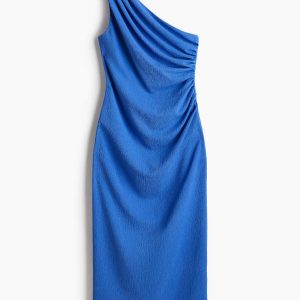 H&M Draped One-Shoulder Dress