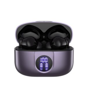 VEAT00L P91 Wireless Earbuds, Bluetooth Headphones V5.4 Stereo Ear buds with Noise Cancelling Mics