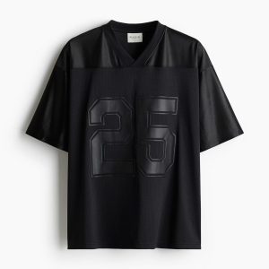H&M Loose-Fit Printed Sports Shirt with DryMove™