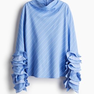 H&M Ruffle-Sleeved Blouse