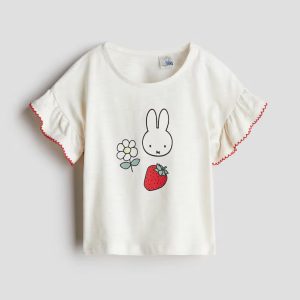 H&M Printed Cotton Top