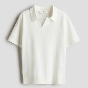 H&M Fine-knit Polo Shirt