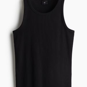 H&M Slim Fit Ribbed Tank Top