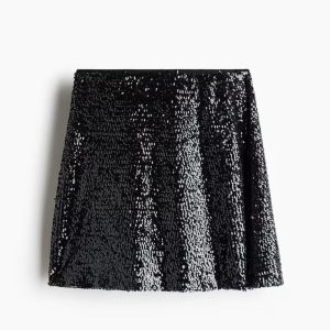 H&M SEQUINED MINI SKIRT