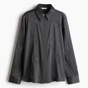 H&M Embroidered Shirt
