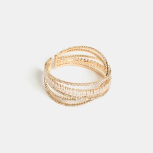 Laura Criss-Cross Crystal Bracelet