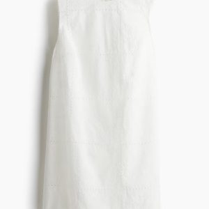 H&M Eyelet-Embroidered Cotton Dress