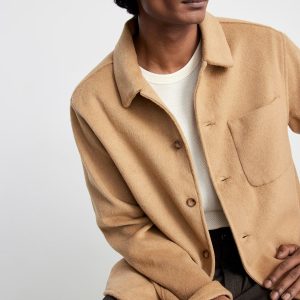 H&M Regular Fit Brushed Overshirt