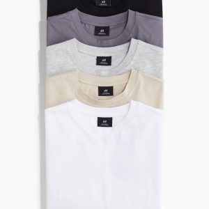 H&M 5-pack Regular Fit T-shirts