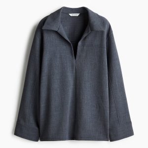 H&M Twill Pullover Shirt