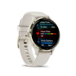 Garmin Venu® 3S, GPS Smartwatch, AMOLED Display, Advanced Health and Fitness Features, Up To 10 Days Of Battery, Ivory