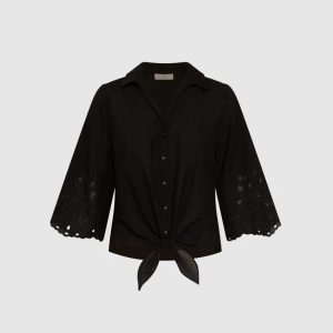 LAURA Embroidered Sleeve Blouse