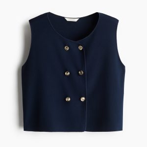 H&M Double-Breasted Vest