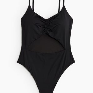 H&M Padded-Cup High-Leg Swimsuit