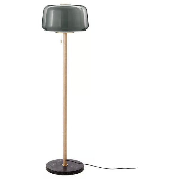 IKEA EVEDAL Floor lamp, marble/gray
