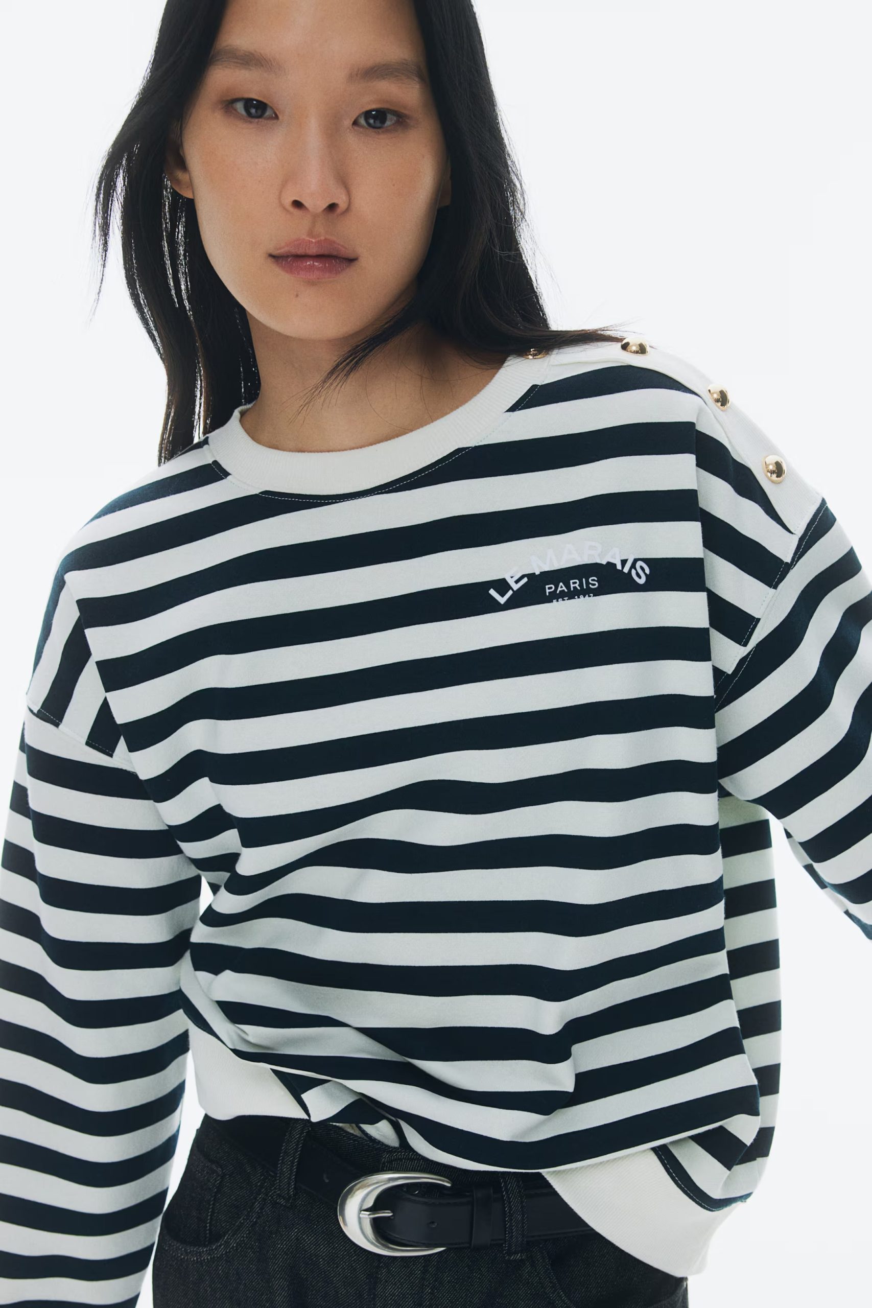 Navy / White