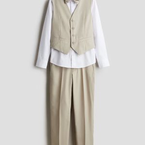 H&M 3-piece Dressy Set with Bow Tie