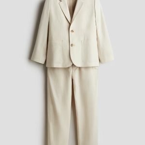 H&M Linen-Blend Suit