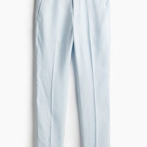 H&M Slim Fit Linen Suit Pants