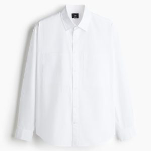 H&M Loose Fit Poplin Shirt