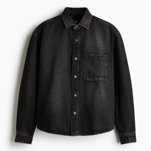 H&M Boxy Denim Shirt