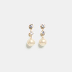 Laura Tiered Pearl Earrings