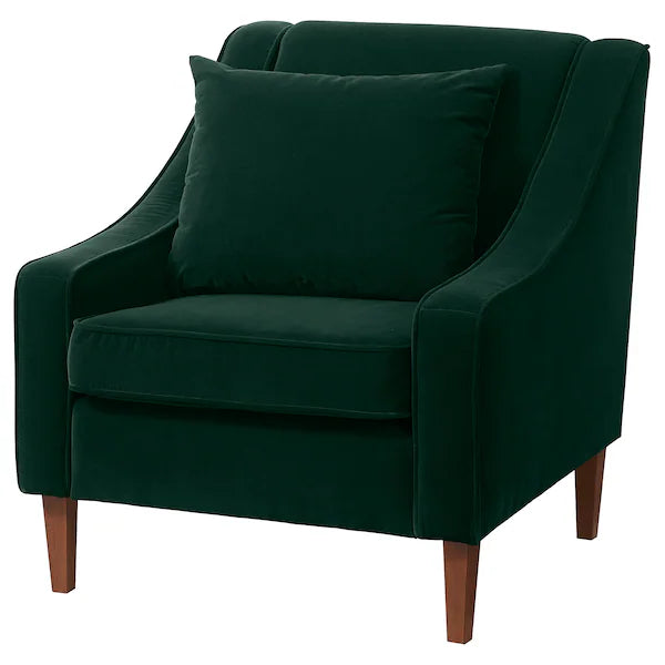 IKEA FLINSHULT Armchair, Djuparp dark green