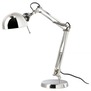 IKEA FORSÅ Work lamp, nickel plated