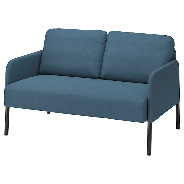 IKEA GLOSTAD Loveseat, Knisa medium blue