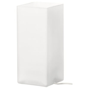 IKEA GRÖNÖ Table lamp, frosted glass white, 9 "