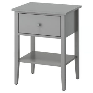 IKEA GULLABERG Nightstand, with 1 drawer with shelf/gray, 20 7/8x16 7/8x27 1/8 "