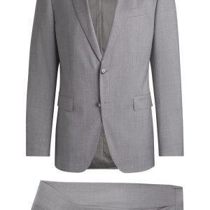 Boss Slim-fit suit in performance wool serge