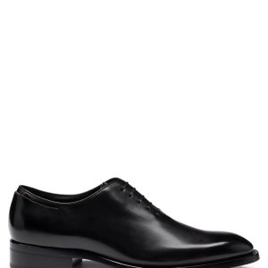 Boss Italian-made Oxford shoes in burnished leather