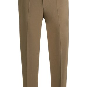 Hugo Slim-fit trousers in melange wrinkle-resistant fabric