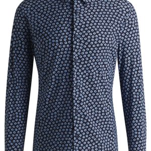 BOSS SLIM-FIT SHIRT IN FLORAL-PRINT PERFORMANCE-STRETCH JERSEY