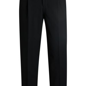 Hugo Slim-fit trousers in seersucker