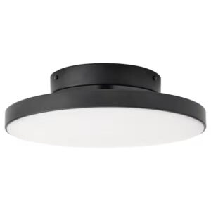 IKEA KABOMBA LED ceiling lamp, matte/black, 14 "