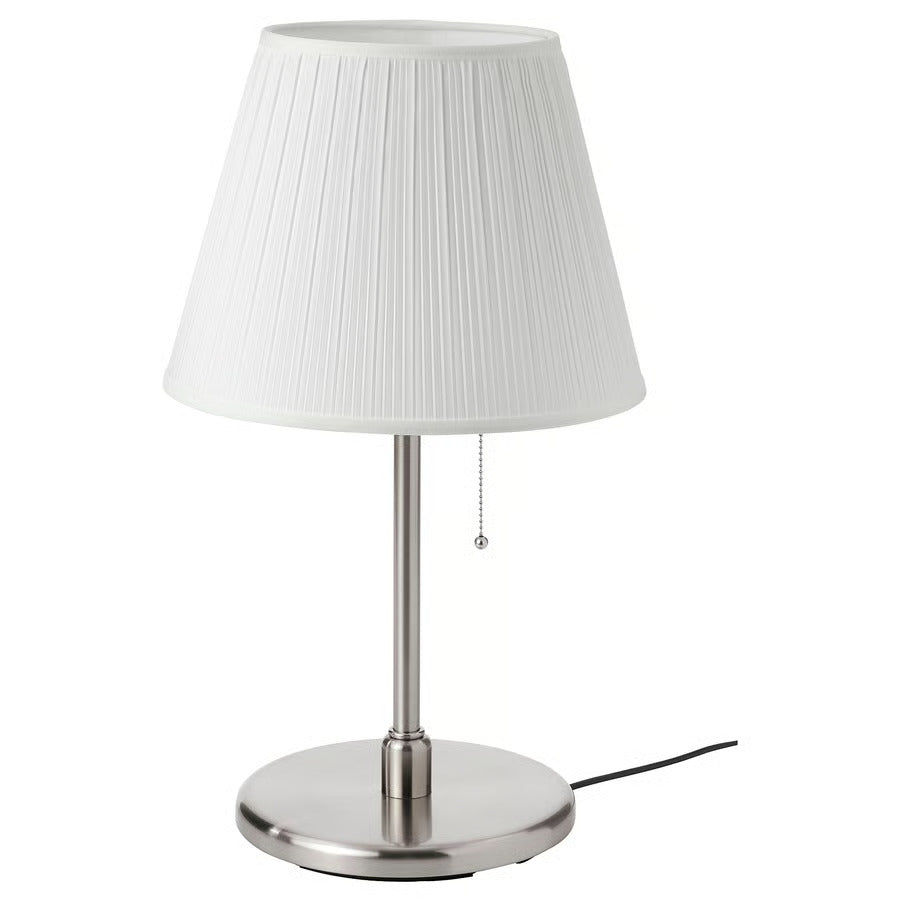 IKEA KRYSSMAST Table lamp, nickel plated