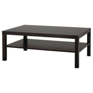 IKEA LACK Coffee table, black-brown, 46 1/2x30 3/4 "