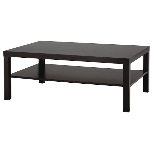 IKEA LACK Coffee table, black-brown, 46 1/2x30 3/4 "