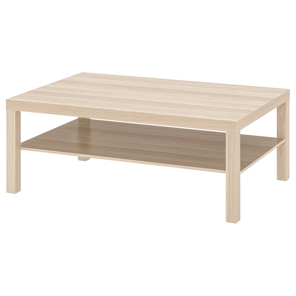 IKEA LACK Coffee table, white stained oak effect, 46 1/2x30 3/4 "
