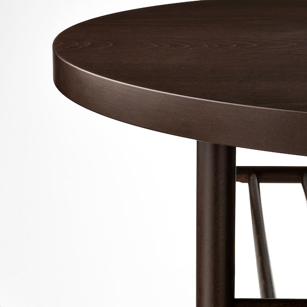 IKEA LISTERBY Coffee table, dark brown beech veneer, 35 3/8 " - Image 5