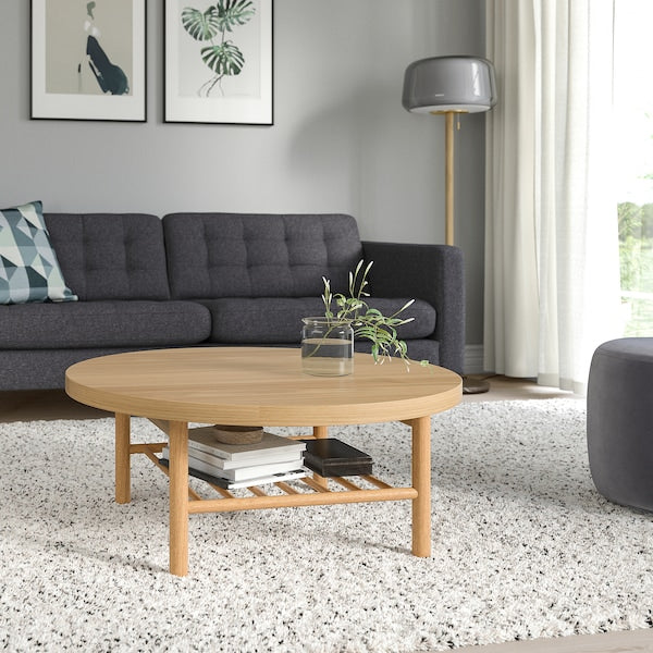 IKEA LISTERBY Coffee table, oak veneer, 35 3/8 " - Image 2