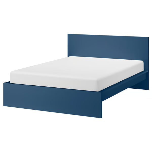 IKEA MALM Bed frame, blue, Full