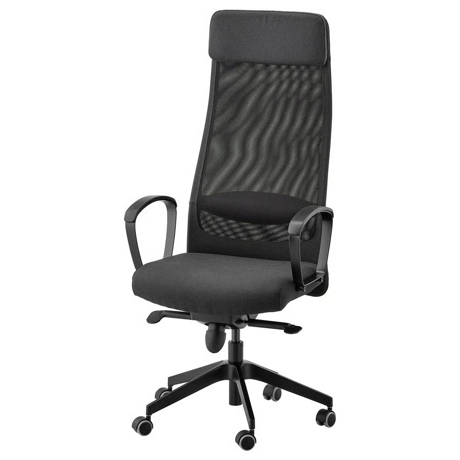 Ikea MARKUS Office chair, Vissle light gray, Medium