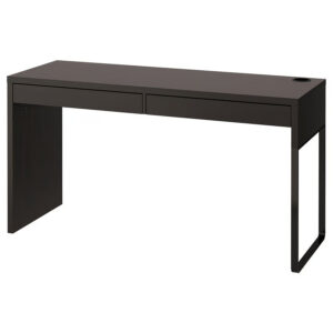 IKEA MICKE Desk, black-brown, 55 7/8x19 5/8 "